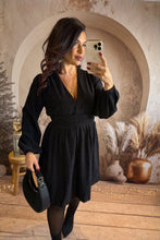 Charger l&#39;image dans la galerie, Robe scintillante noir VICTOIRE (36 au 48)⭐️