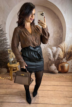 Charger l&#39;image dans la galerie, Chemise chocolat liseré brillant SAM (36 au 48)⭐️