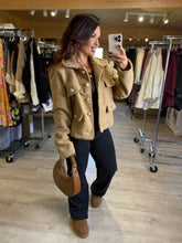 Charger l&#39;image dans la galerie, Veste camel ARIANA (36 au 44)