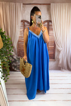 Charger l'image dans la galerie, Robe loose bleu roi LOUANA (40 au 48) New