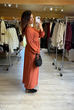 Charger l&#39;image dans la galerie, Robe longue terracotta CINTHIA  (L au 4XL)