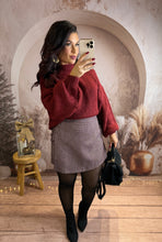 Charger l&#39;image dans la galerie, Jupe short bordeaux SANTA (34 au 48)⭐️