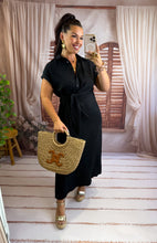 Charger l'image dans la galerie, Robe noeud noir MELBA (34 au 48)
