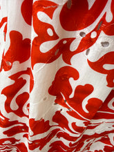 Charger l'image dans la galerie, Robe longue fleuri orange sanguine ÉGLANTINE (36 au 48)
