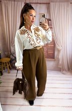 Charger l'image dans la galerie, Pantalon de costume fluide chocolat BILL