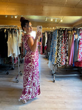 Charger l&#39;image dans la galerie, Robe Izïa à motif framboise ( reste taille s/m , m/l)