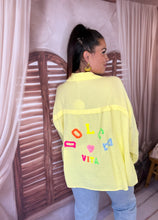Charger l'image dans la galerie, Chemise gaz de coton dolce vita jaune CASSIS (36 au 48) New