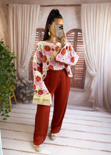 Charger l'image dans la galerie, Pantalon plissé terracotta ALMEA (34au 48)