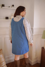 Charger l'image dans la galerie, Robe en jeans à bretelles ABI (42 au 48)