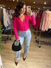 Charger l'image dans la galerie, Gilet boutonné fuchsia BÉRIL (34 au 38)