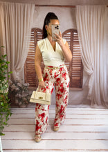 Charger l'image dans la galerie, Pantalon écru éclat rouge CLEO( 34 au 48 )