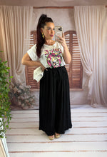 Charger l'image dans la galerie, Pantalon large plissé noir LONDRES (38 au 48)