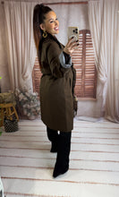 Charger l'image dans la galerie, Manteau trench chocolat SANDRA (36 au 46)