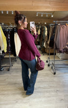 Charger l&#39;image dans la galerie, Gilet bordeaux KLERVIE (34 au 40)