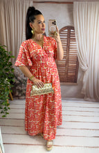 Charger l'image dans la galerie, Robe motif corail NOE (40 au 48)( reste une taille 48 )