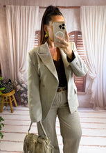 Charger l'image dans la galerie, Blazer taupe cintré SIBILE (36 au 42)