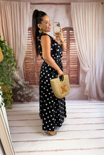 Charger l'image dans la galerie, Ensemble top + jupe noir pois blanc KLARA (36 au 44) New