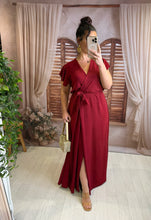 Charger l'image dans la galerie, Robe bordeaux MILA (36 au 48)