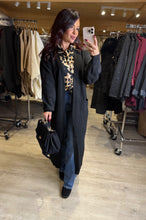 Charger l&#39;image dans la galerie, Long gilet noir MAIWEN (34 au 44)