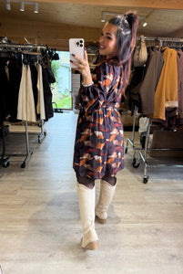 Robe motif camel EMMA (36 au 48)