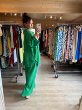 Charger l'image dans la galerie, Chemise verte gaz de coton Nina ( 36 au 48 )☀️