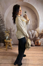 Charger l&#39;image dans la galerie, Chemise rayé café coeur léopard ZÉNA (36 au 50)⭐️