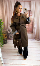 Charger l'image dans la galerie, Manteau trench chocolat SANDRA (36 au 46)