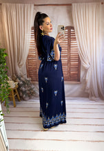 Charger l'image dans la galerie, Robe bleu marine VAHINA (40 au 48)