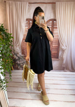 Charger l'image dans la galerie, Robe courte en jeans noir BRAZIL (34 au 48)