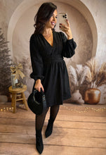 Charger l&#39;image dans la galerie, Robe scintillante noir VICTOIRE (36 au 48)⭐️