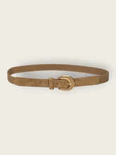 Charger l'image dans la galerie, Ceinture fine élastique taupe FRANCE