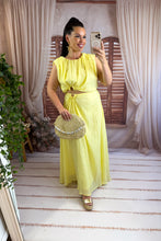Charger l'image dans la galerie, Ensemble top + jupe jaune MANON (36 au 42)