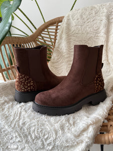 Bottine chocolat ARIELLE