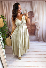 Charger l'image dans la galerie, Robe uni soleil beige ALIX (40 au 46)