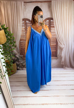 Charger l'image dans la galerie, Robe loose bleu roi LOUANA (40 au 48) New