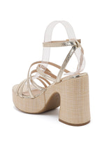 Charger l'image dans la galerie, Sandale compensée gold TESS (36 au 41)