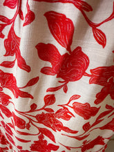 Charger l'image dans la galerie, Robe fleuri rouge SIRÈNE (40 au 48)