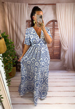 Charger l'image dans la galerie, Robe sirène bleu/blanche YUZU (40 au 48)