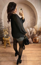 Charger l&#39;image dans la galerie, Blouse décolleté pois ELVIRA (36 au 52)⭐️