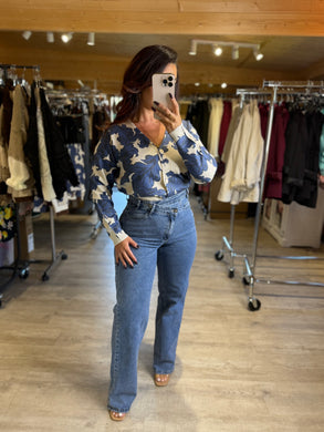 Jean bleu large LUCIA (34 au 42)