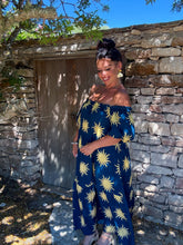 Charger l'image dans la galerie, Robe col bardot motif soleil MISA  (36 au 46)