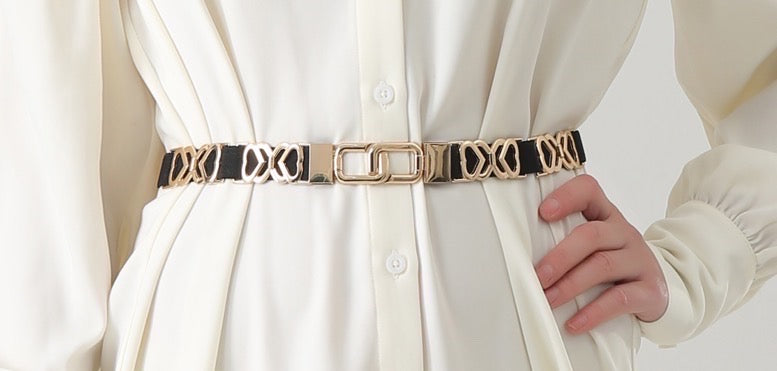 Ceinture fine élastique love