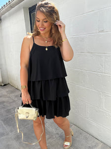 Robe courte josy noir ( 34 au 40 )