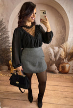 Charger l&#39;image dans la galerie, Jupe short gris SANTA (34 au 48)⭐️