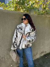 Charger l&#39;image dans la galerie, Manteau fourrure synthétique écru YLA (36 au 44)