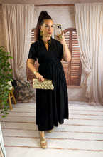 Charger l'image dans la galerie, Robe longue noir TALI (36 au 40)