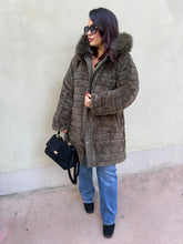 Charger l&#39;image dans la galerie, Doudoune kaki foncé réversible doudou ILAN (36 au 48)