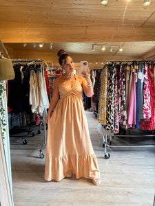 Robe beige bijoux ( s/m/l )