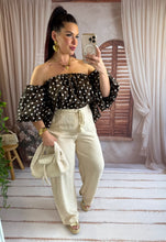 Charger l'image dans la galerie, Pantalon beige à cordelette SOLANGE (36 au 48)