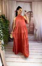 Charger l'image dans la galerie, Robe longue terracota MOLLY( 36 au 44 )